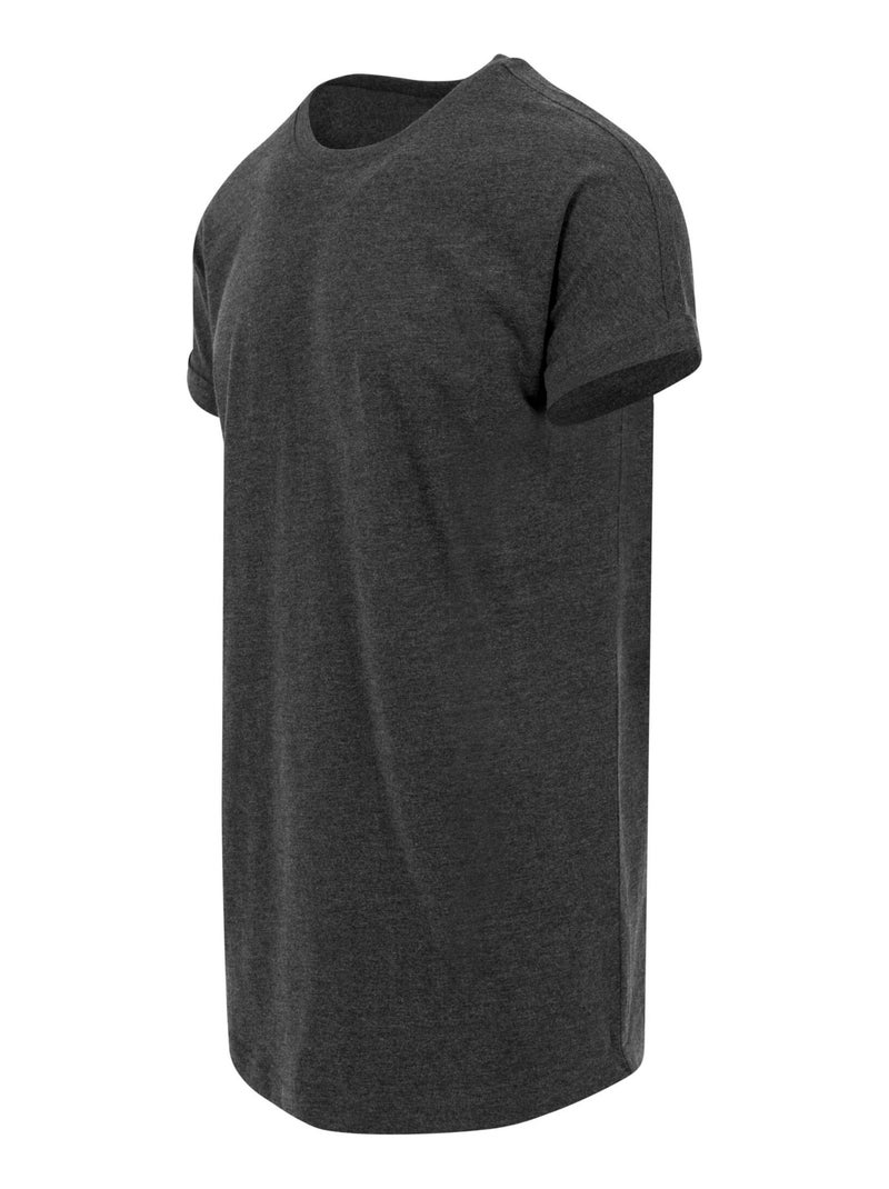 Urban Classics - T-shirt motif/style Long Gris Noir - Kiabi