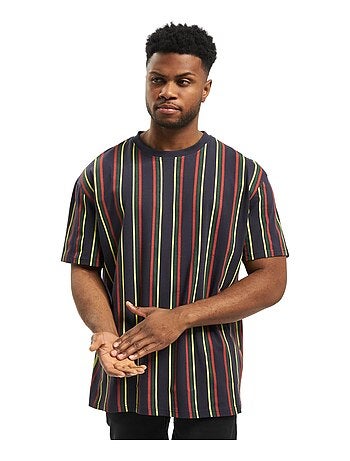 Urban Classics - T-shirt motif/style rayures rétro