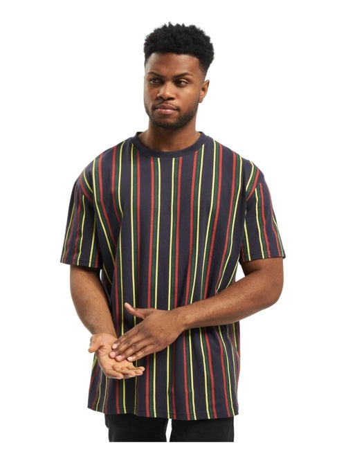 Urban Classics - T-shirt motif/style rayures rétro - Kiabi