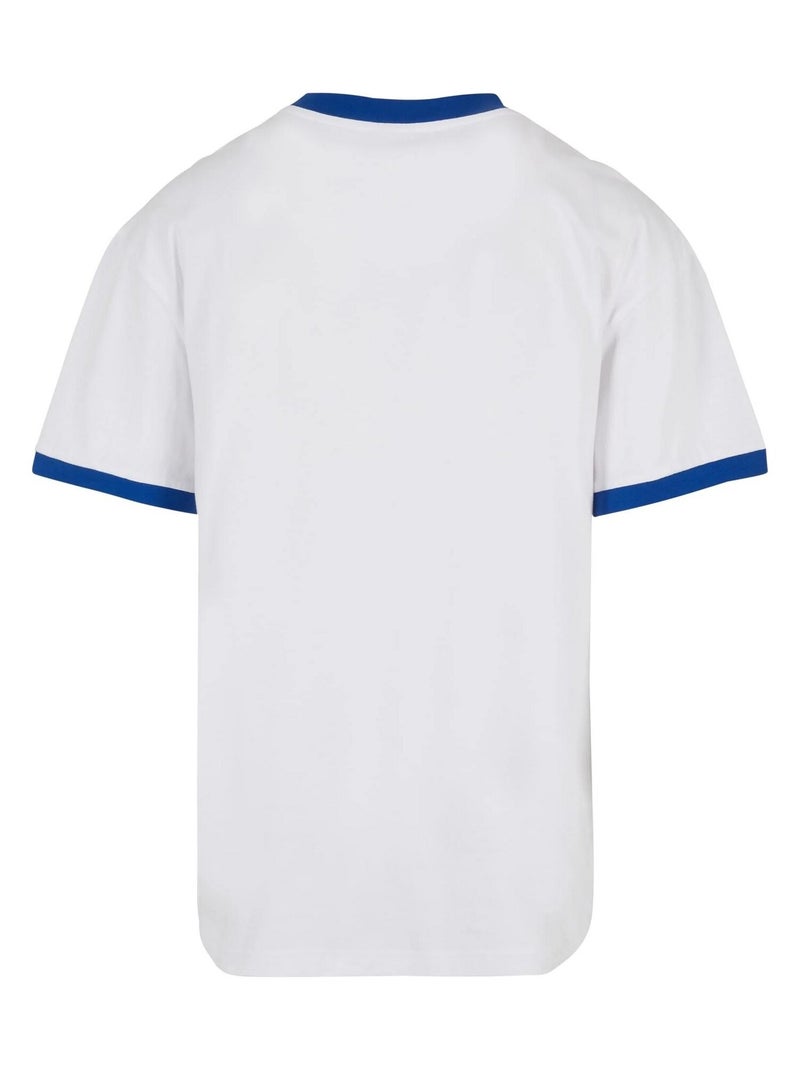Urban Classics - T-shirt motif/style ringer Blanc - Kiabi