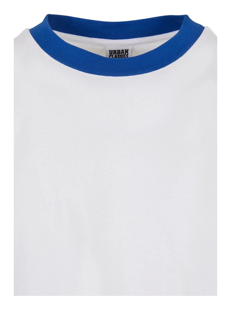 Urban Classics - T-shirt motif/style ringer Blanc - Kiabi