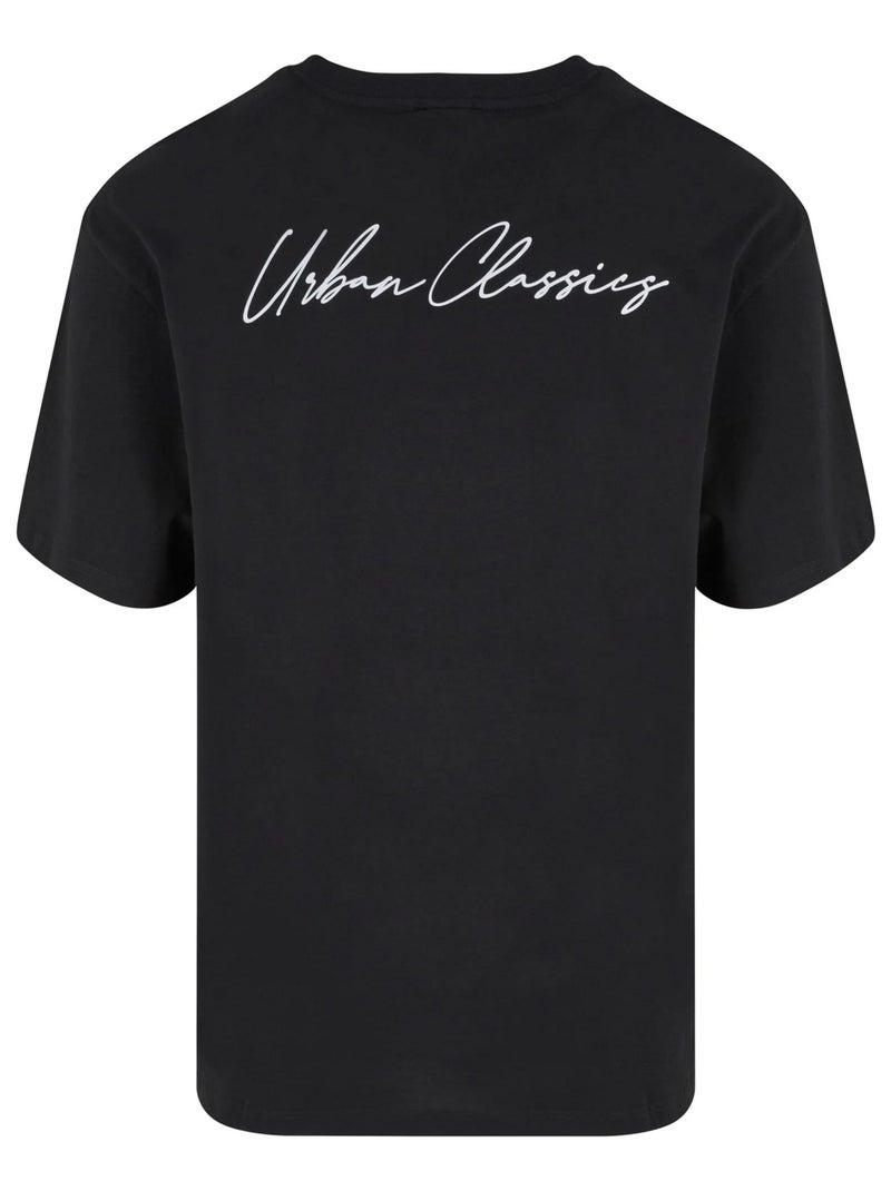 Urban Classics - T-shirt motif/style signature Noir - Kiabi