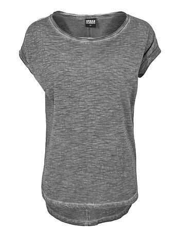 Urban Classics - T-shirt motif/style teinture par pulvérisation