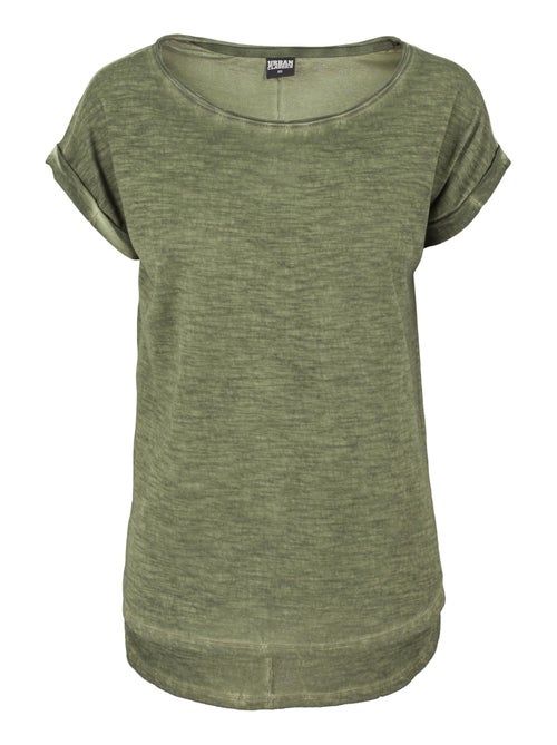 Urban Classics - T-shirt motif/style teinture par pulvérisation - Kiabi