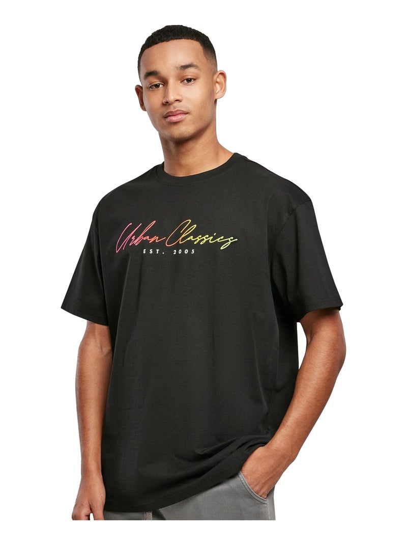 Urban Classics - T-shirt motif/style Texte Noir - Kiabi