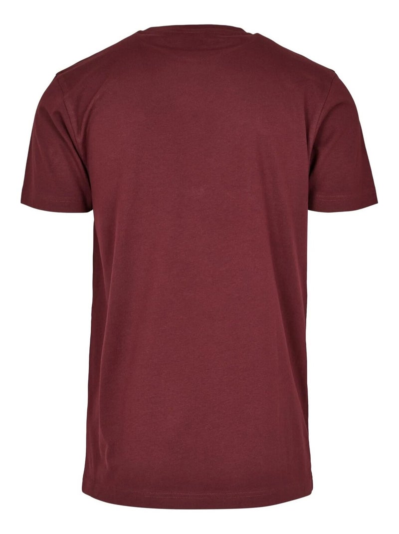 Urban Classics - T-shirt motif/style uni BASIC Bordeaux - Kiabi