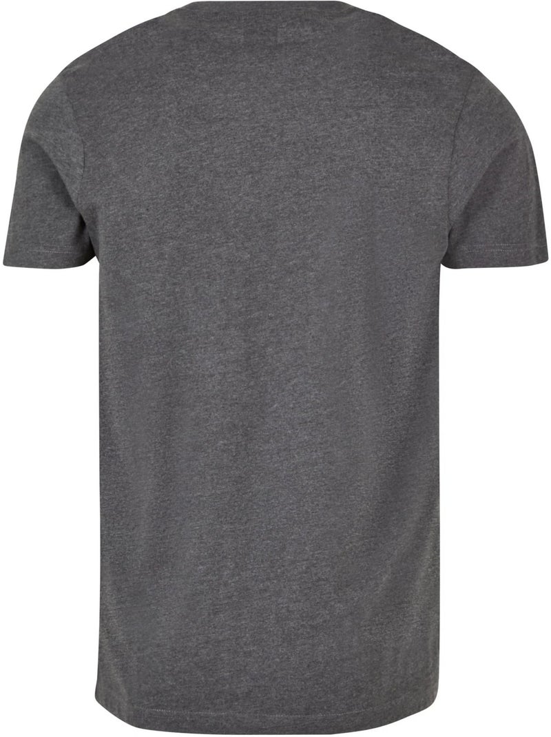 Urban Classics - T-shirt motif/style uni BASIC Gris Noir - Kiabi