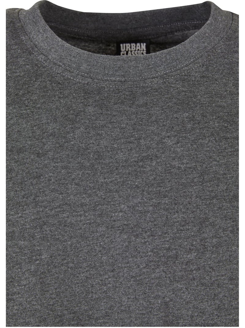 Urban Classics - T-shirt motif/style uni BASIC Gris Noir - Kiabi