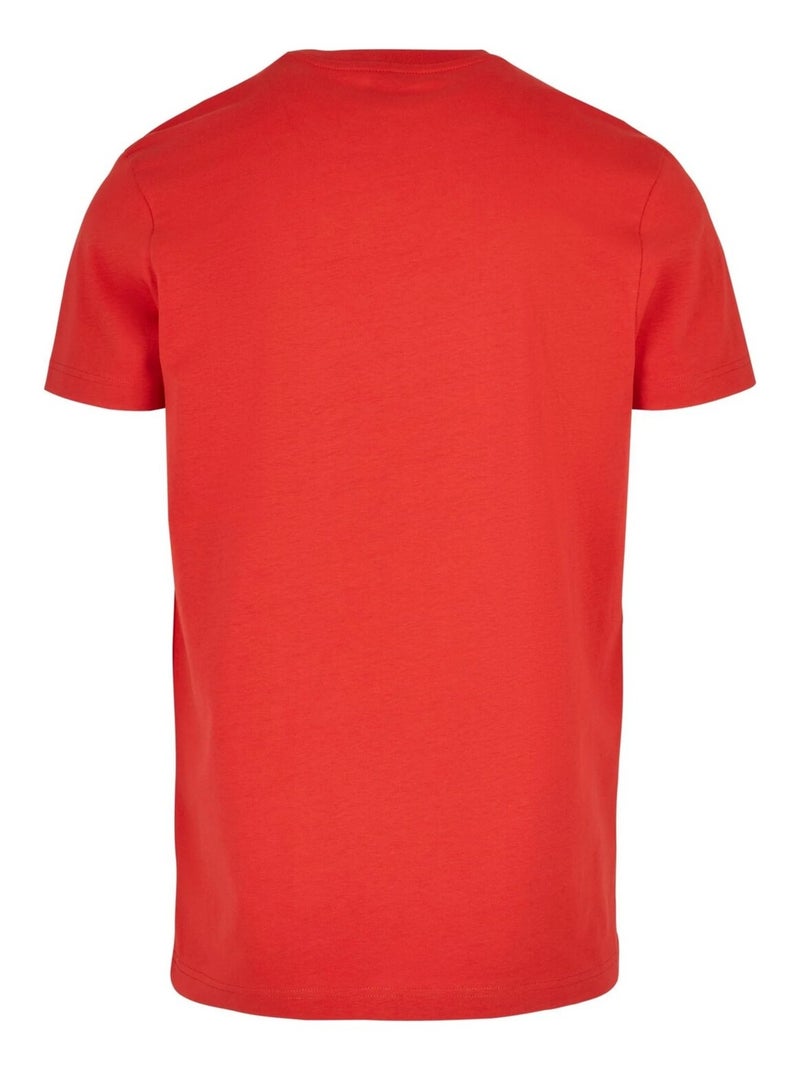Urban Classics - T-shirt motif/style uni BASIC Rouge - Kiabi