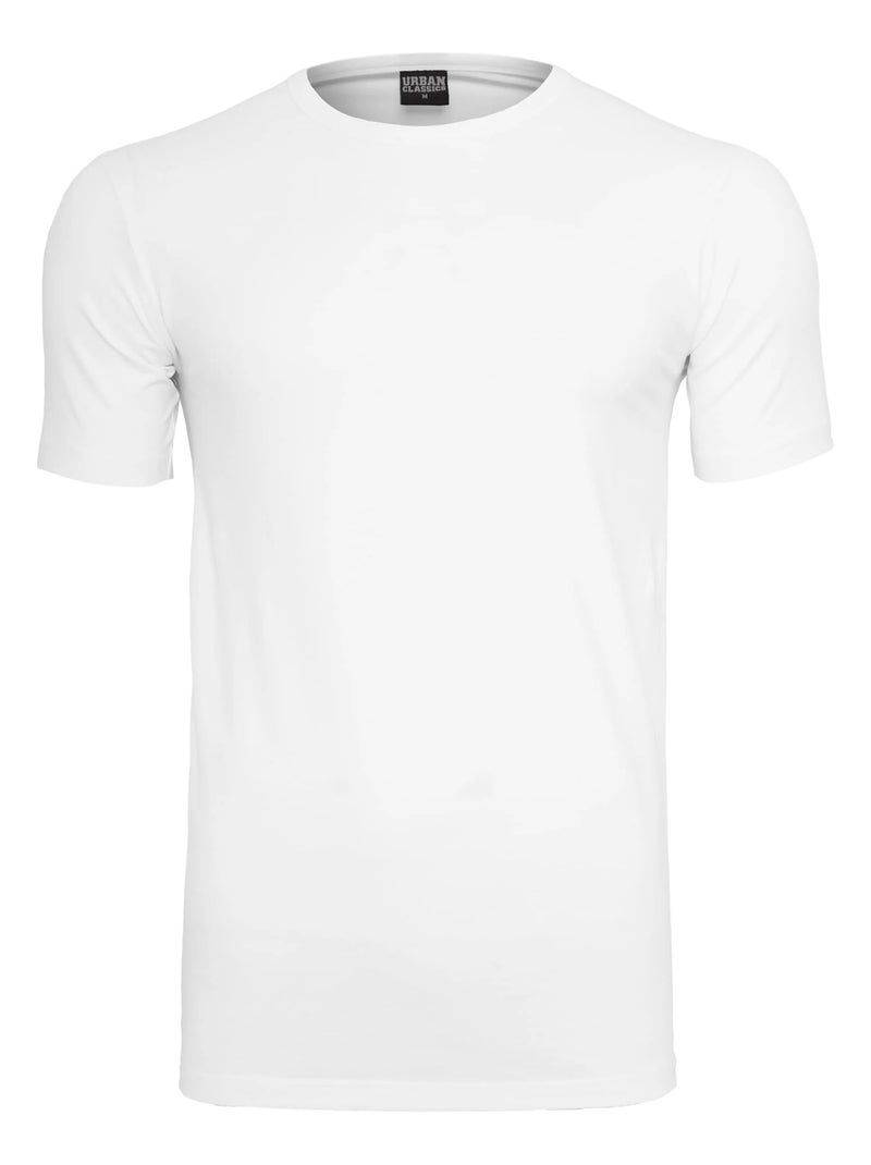Urban Classics - T-shirt motif/style uni Blanc - Kiabi