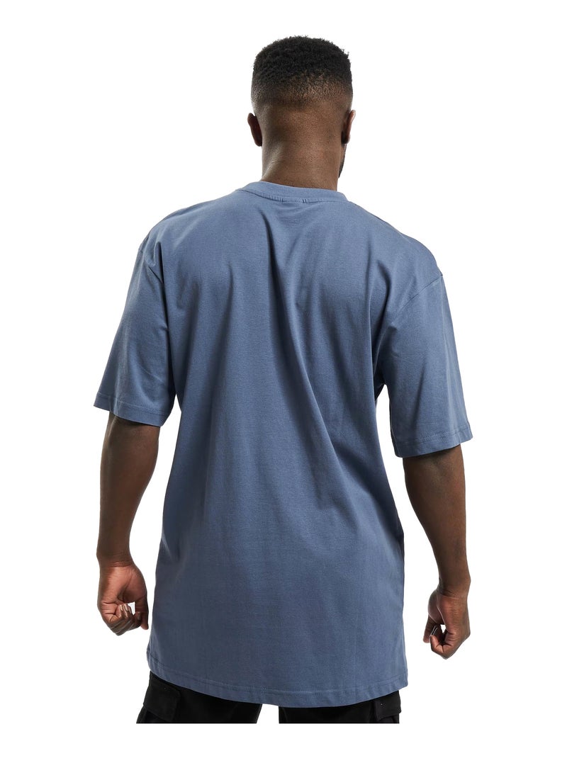 Urban Classics - T-shirt motif/style uni Bleu - Kiabi