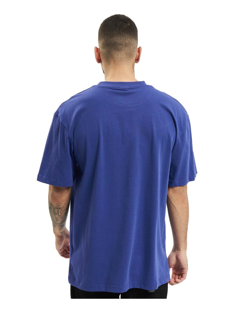 Urban Classics - T-shirt motif/style uni Bleu roi - Kiabi