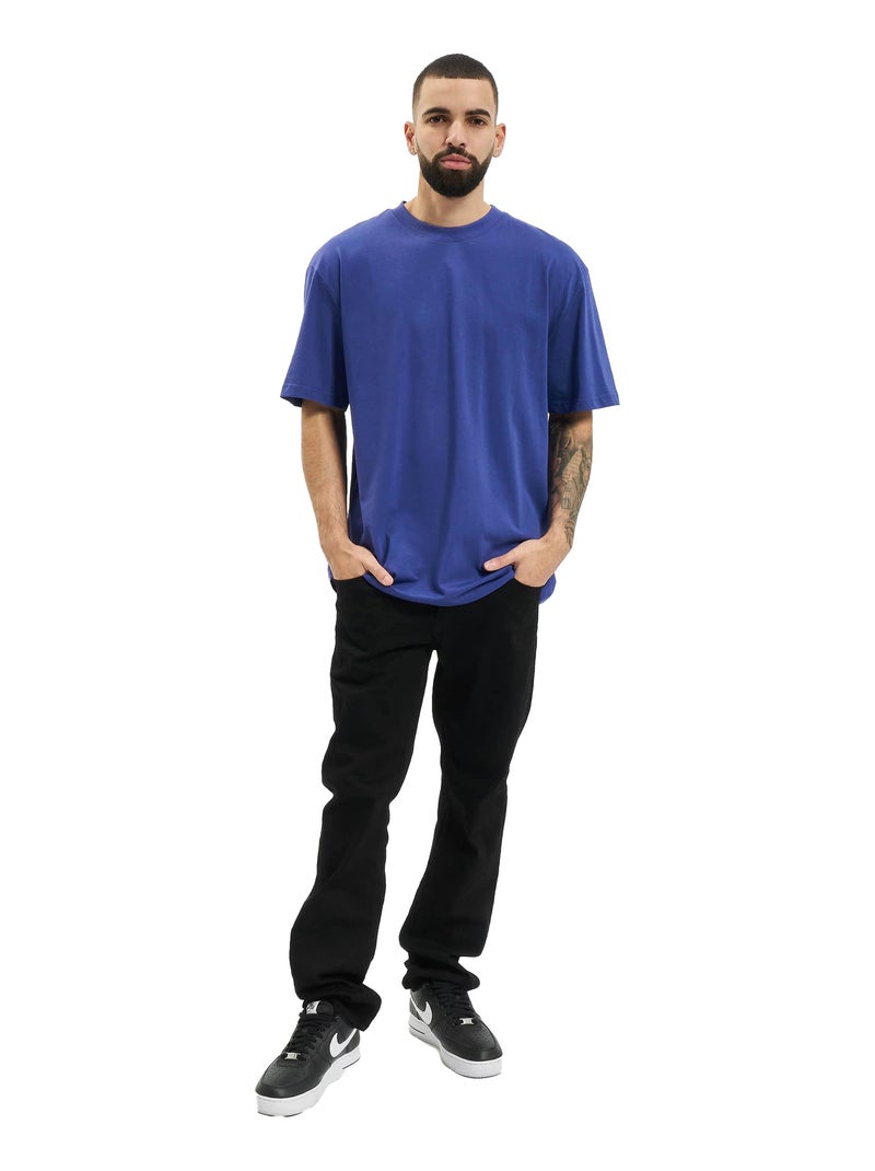 Urban Classics - T-shirt motif/style uni Bleu roi - Kiabi