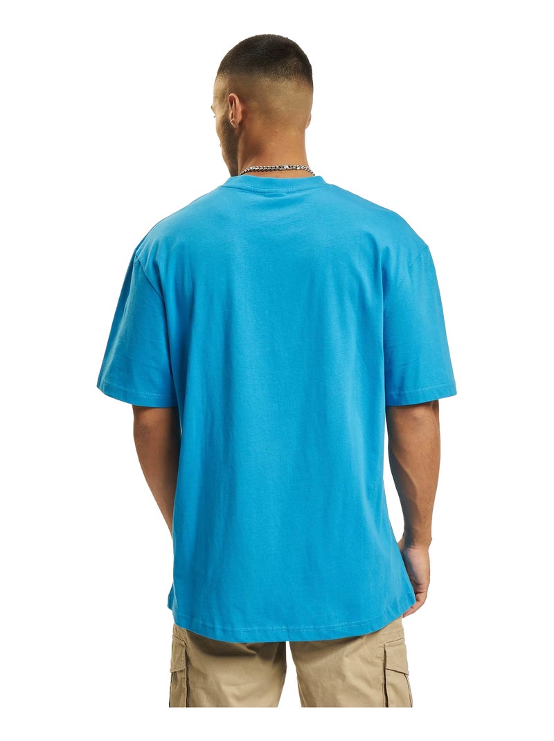 Urban Classics - T-shirt motif/style uni Bleu turquoise - Kiabi