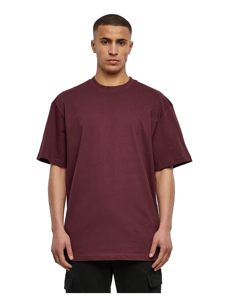 Urban Classics - T-shirt motif/style uni Bordeaux - Kiabi