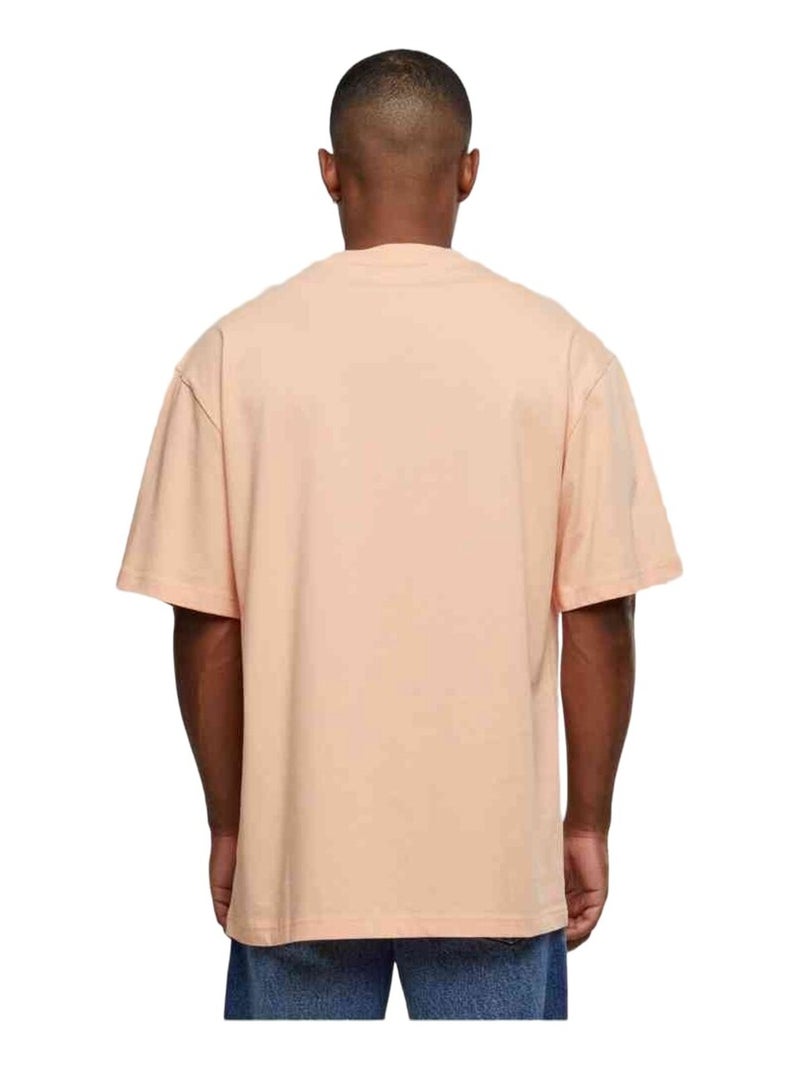Urban Classics - T-shirt motif/style uni Orange clair - Kiabi