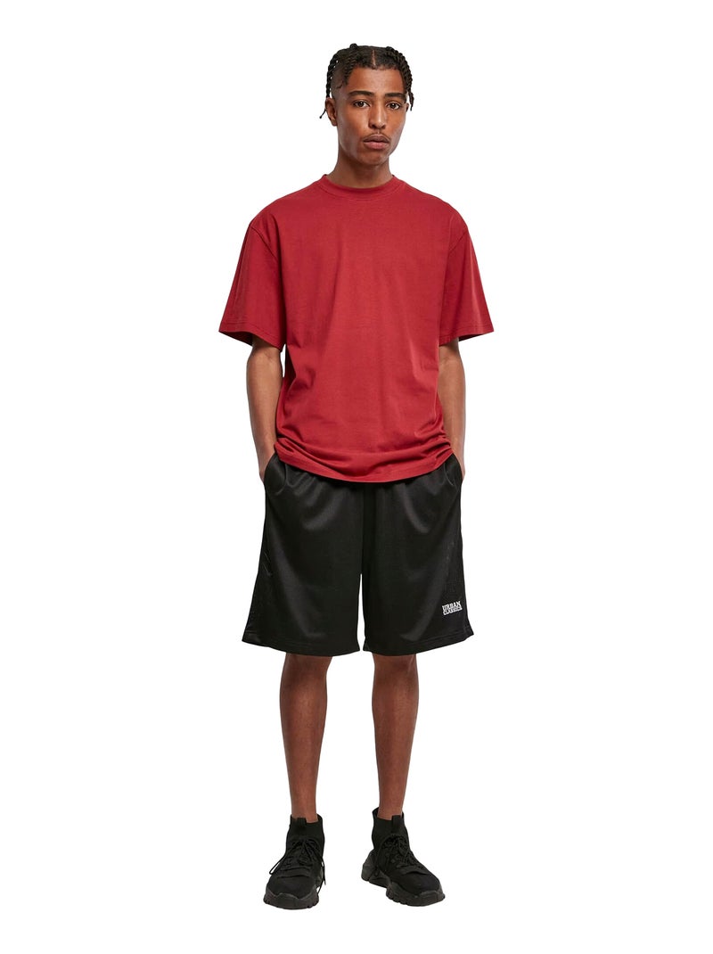 Urban Classics - T-shirt motif/style uni Rouge brique - Kiabi