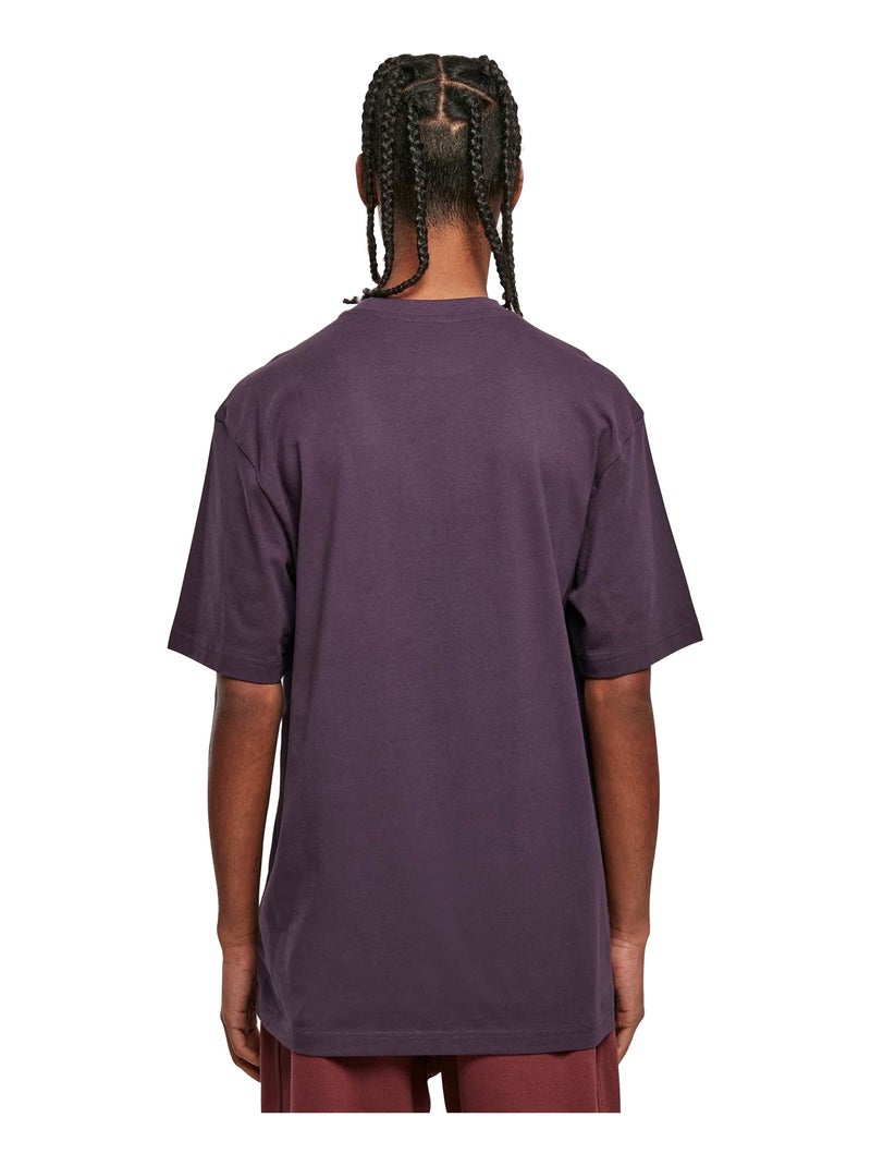 Urban Classics - T-shirt motif/style uni Violet foncé - Kiabi