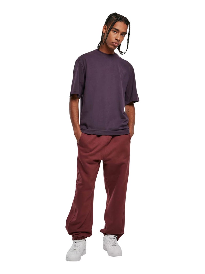 Urban Classics - T-shirt motif/style uni Violet foncé - Kiabi