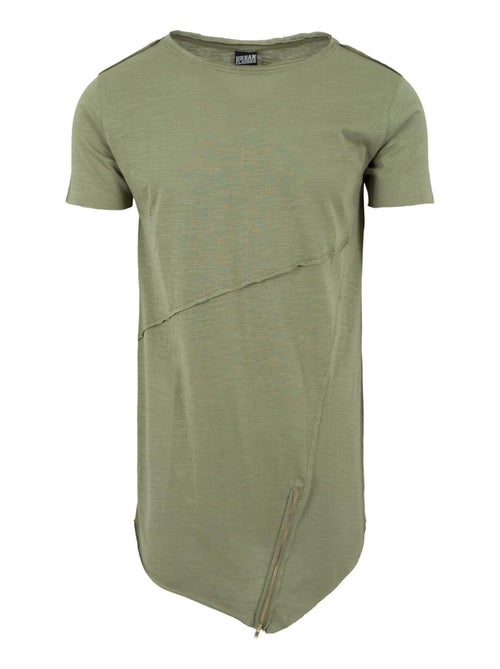 Urban Classics - T-shirt motif/style Zip avant - Kiabi