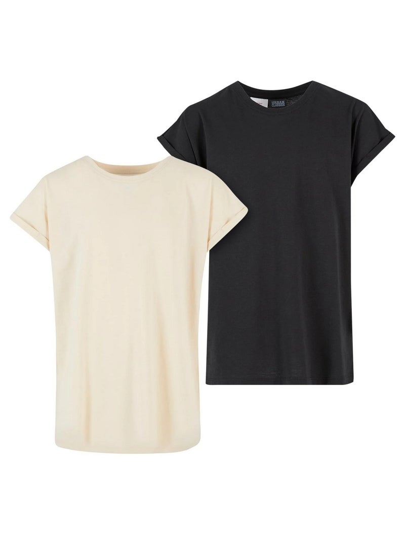 Urban Classics - T-shirts Blanc Noir Blanc - Kiabi