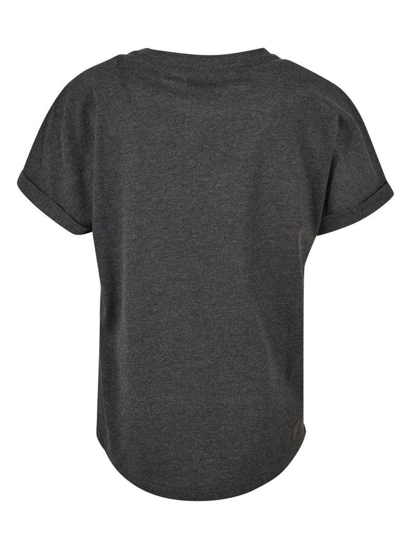 Urban Classics - T-shirts manches à revers gris anthracite - Kiabi