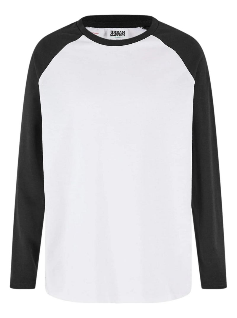 Urban Classics - T-shirts manches longues raglan Blanc - Kiabi