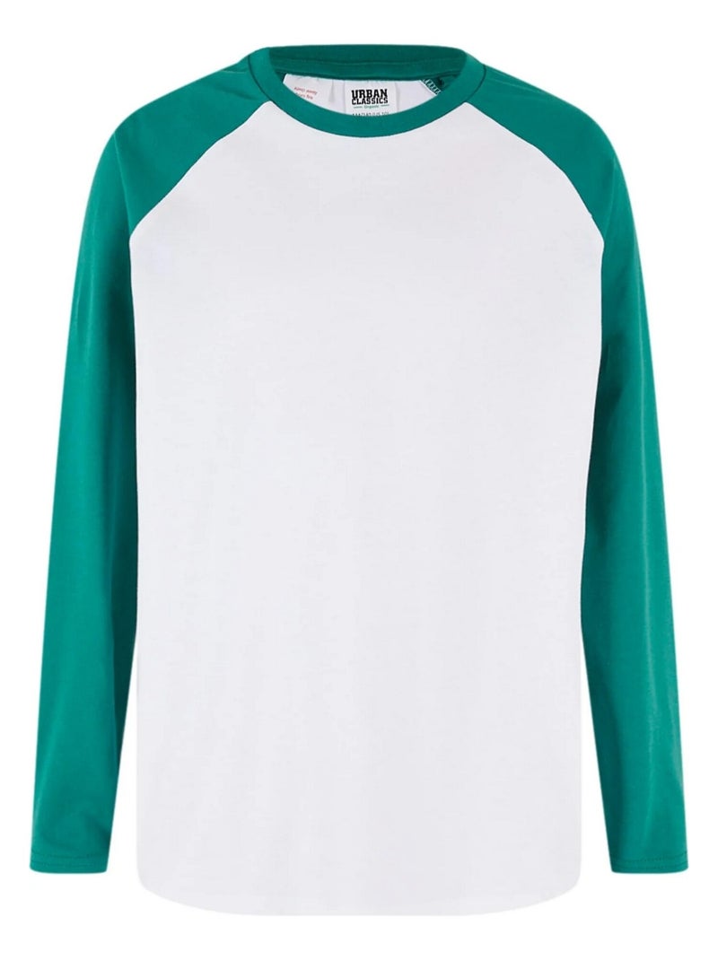 Urban Classics - T-shirts manches longues raglan Blanc - Kiabi