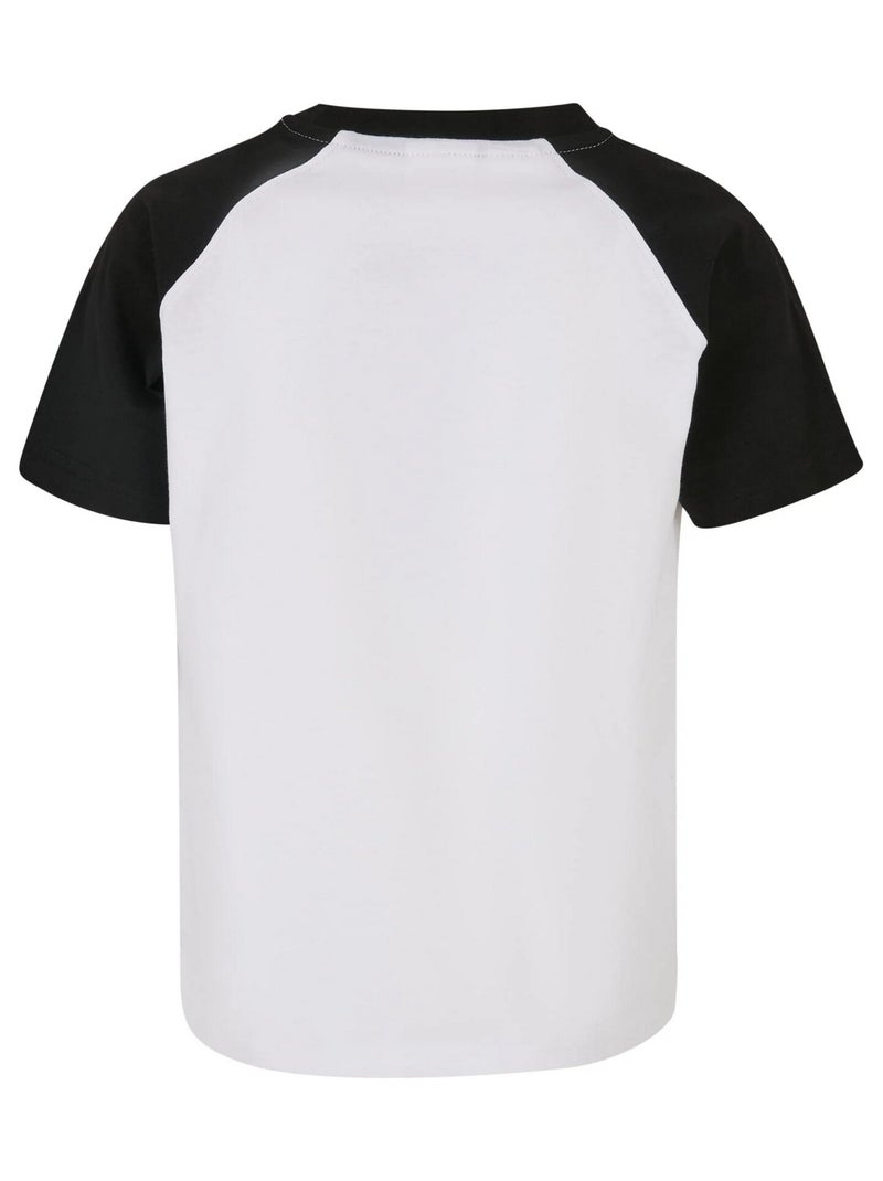 Urban Classics - T-shirts manches raglan motif/style Contrasté Blanc - Kiabi