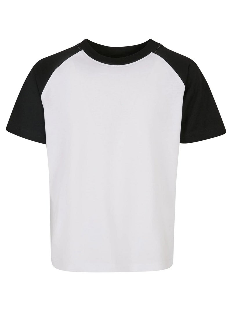 Urban Classics - T-shirts manches raglan motif/style Contrasté Blanc - Kiabi