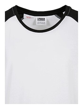 Urban Classics - T-shirts manches raglan motif/style Contrasté