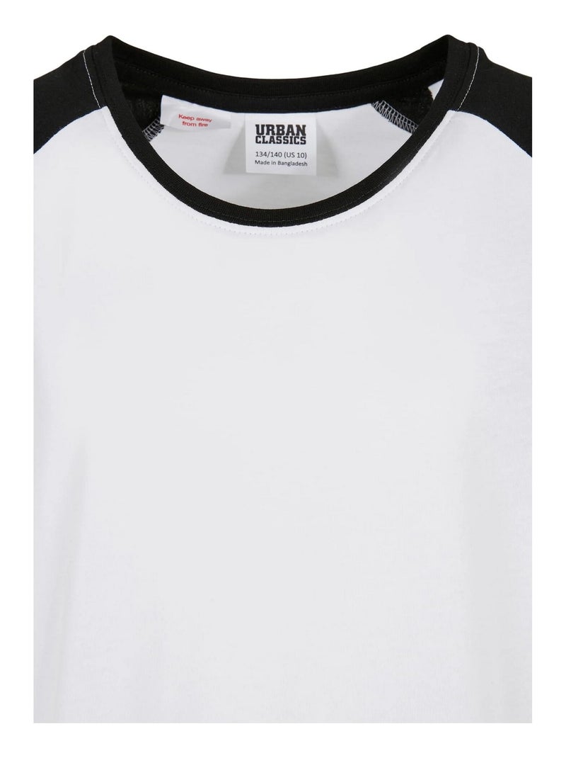 Urban Classics - T-shirts manches raglan motif/style Contrasté Vert sapin - Kiabi