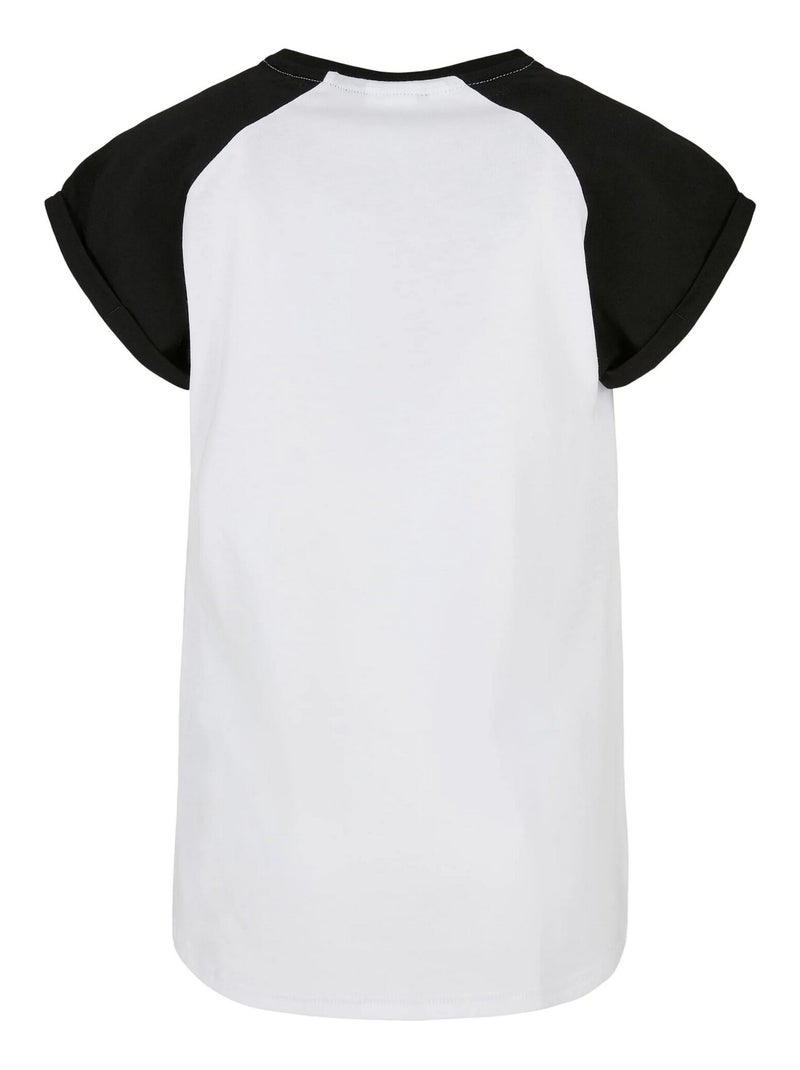 Urban Classics - T-shirts manches raglan motif/style Contrasté Vert sapin - Kiabi