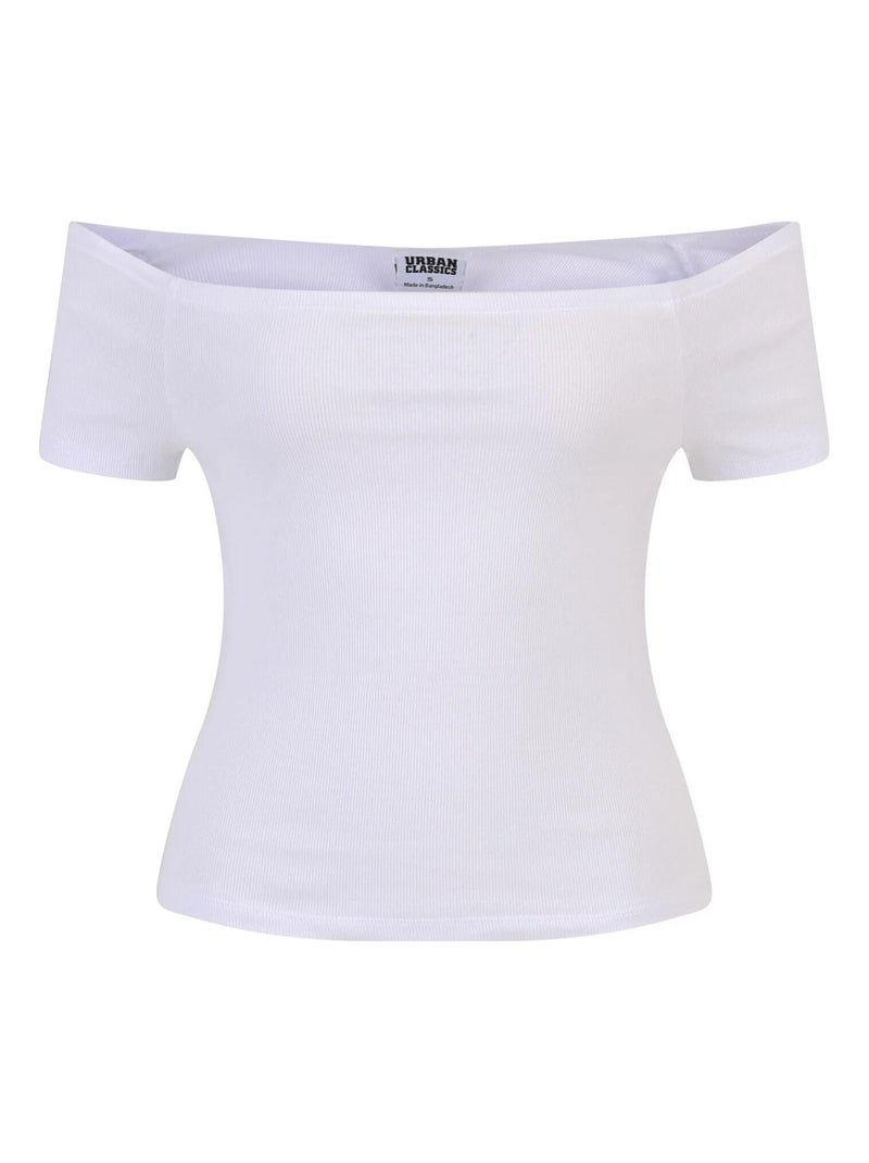 Urban Classics - T-shirts motif/style Côtelé Blanc - Kiabi