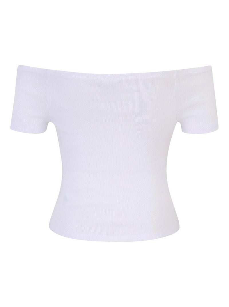 Urban Classics - T-shirts motif/style Côtelé Blanc - Kiabi