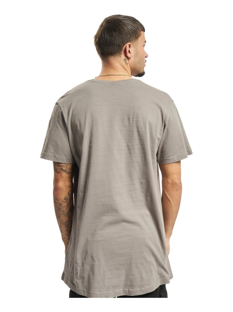 Urban Classics - T-shirts motif/style Façonné Gris Bleu - Kiabi