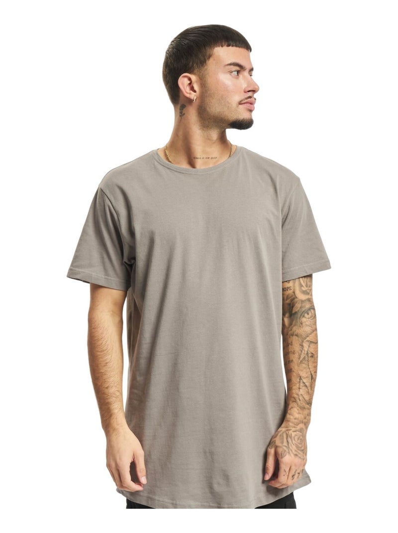 Urban Classics - T-shirts motif/style Façonné Gris Bleu - Kiabi