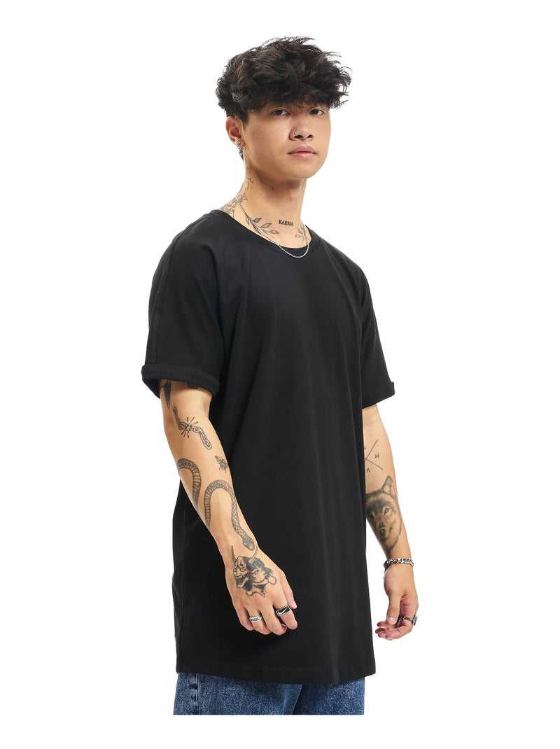 Urban Classics - T-shirts motif/style Façonné Noir Blanc - Kiabi