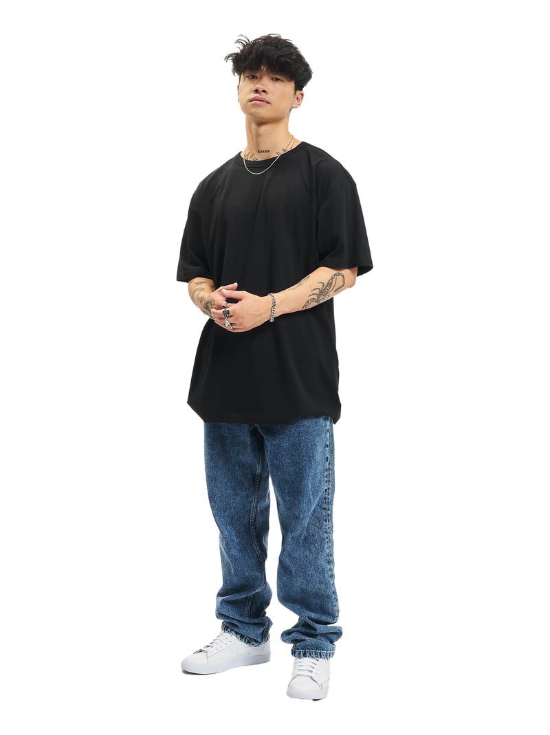 Urban Classics - T-shirts motif/style Façonné Noir - Kiabi