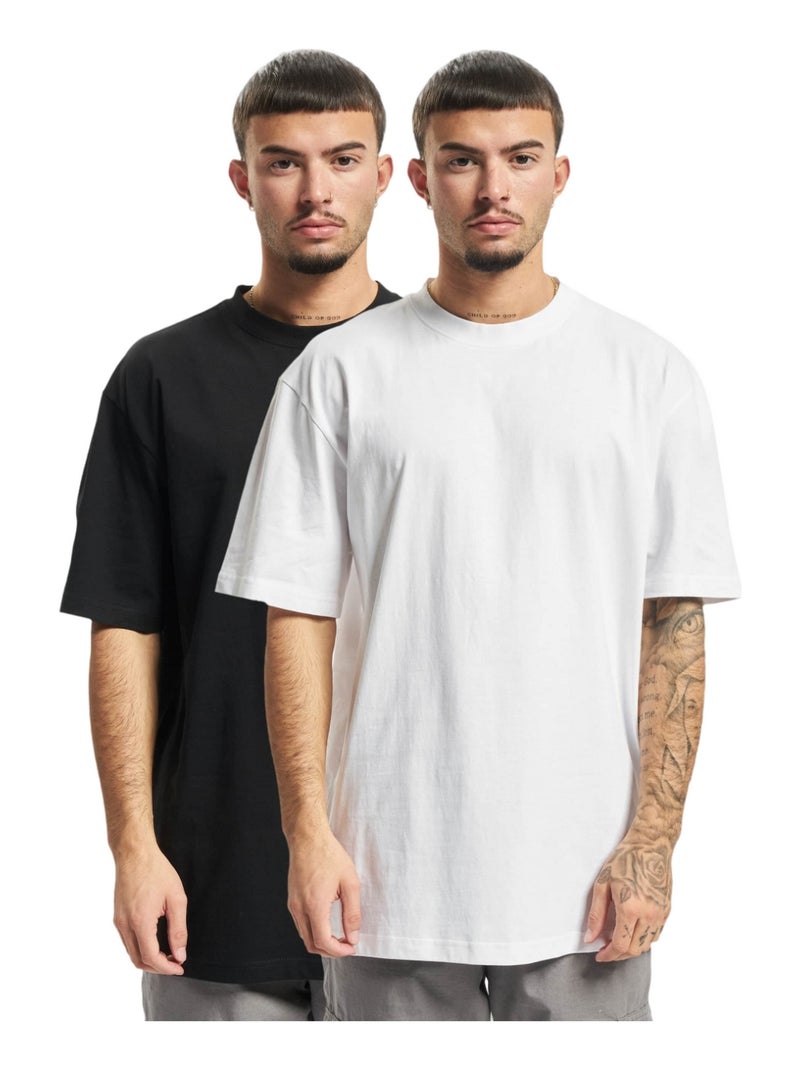 Urban Classics - T-shirts Noir Blanc - Kiabi