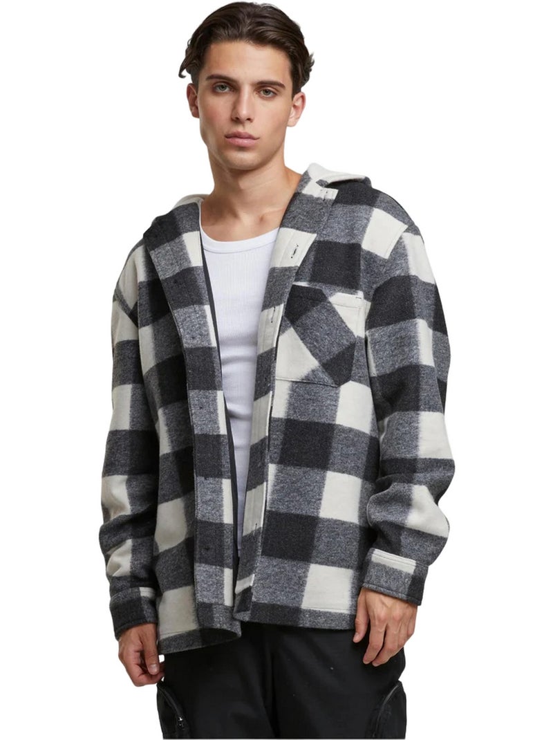 Urban Classics - Veste à capuche Blanc Noir - Kiabi