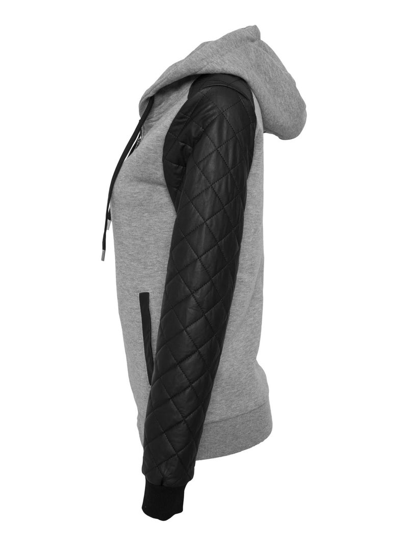Urban Classics - Veste à capuche Gris Noir - Kiabi