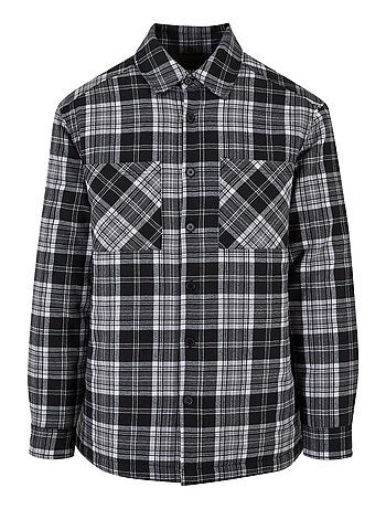 Urban Classics - Veste-chemise motif/style à carreaux