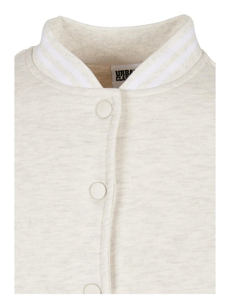 Urban Classics - Veste de survêtement COLLEGE Gris Blanc - Kiabi