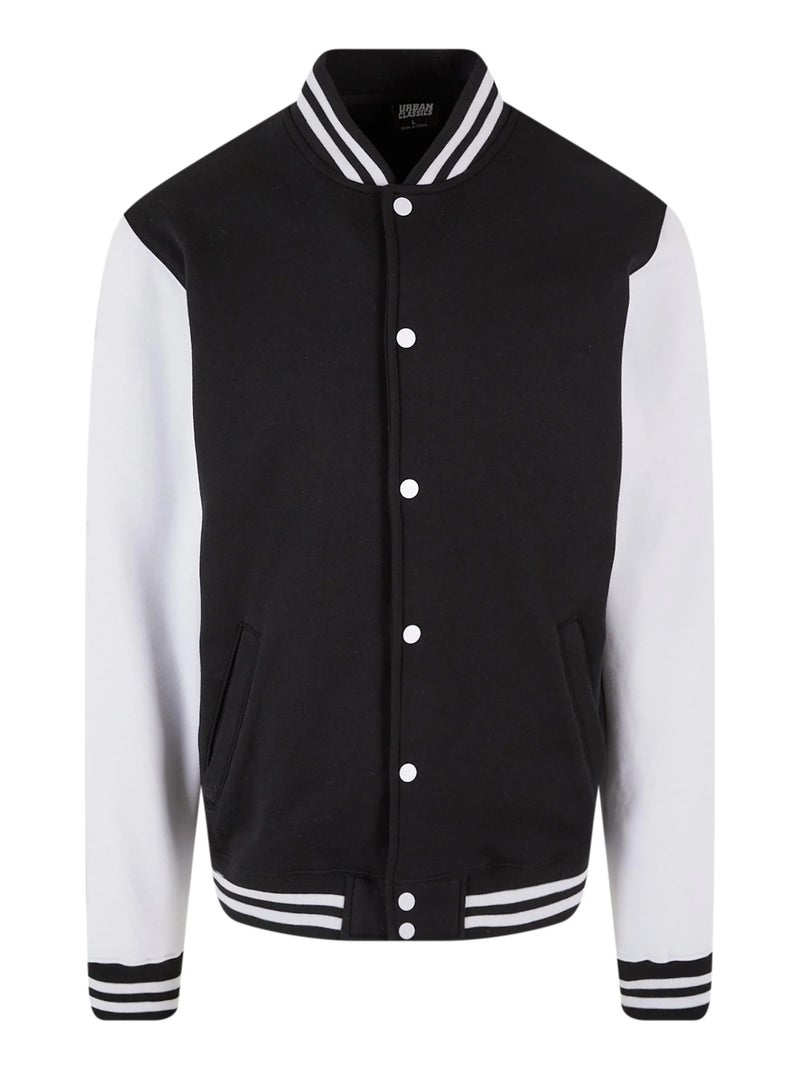 Urban Classics - Veste de survêtement COLLEGE Noir Blanc - Kiabi