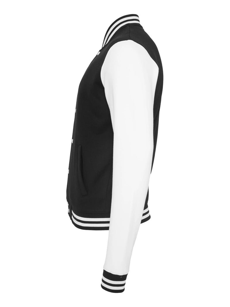 Urban Classics - Veste de survêtement COLLEGE Noir Blanc - Kiabi