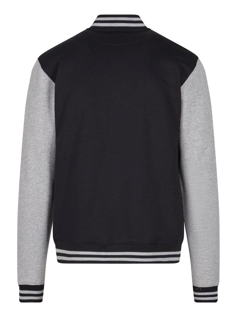 Urban Classics - Veste de survêtement COLLEGE Noir Gris - Kiabi