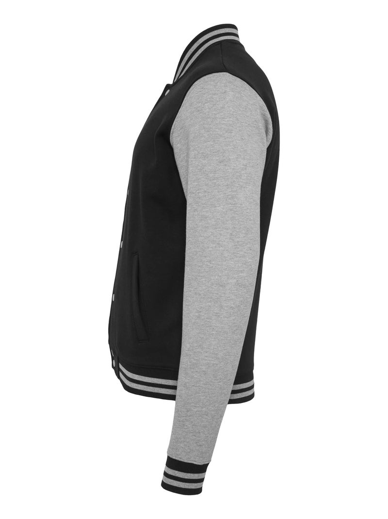 Urban Classics - Veste de survêtement COLLEGE Noir Gris - Kiabi