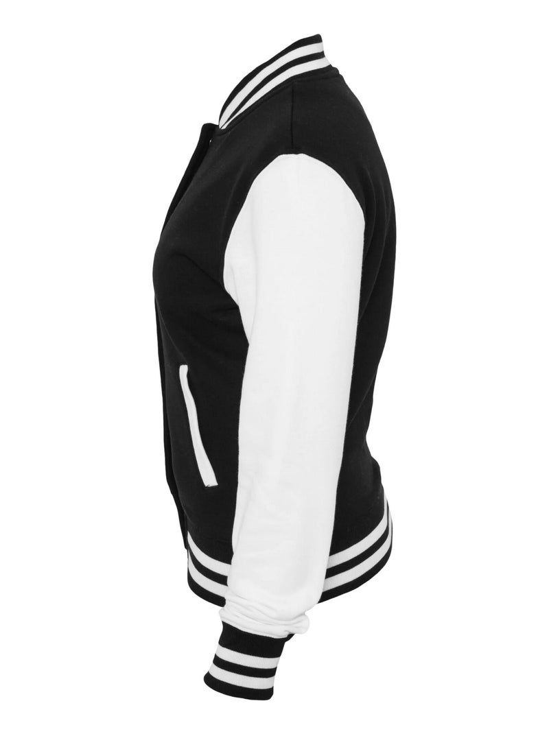 Urban Classics - Veste de survêtement Noir Blanc - Kiabi