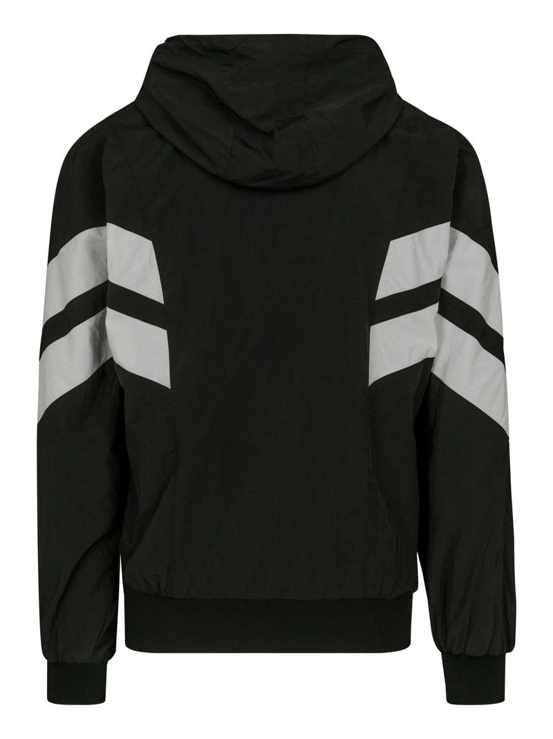 Urban Classics - Veste de survêtement Noir Blanc - Kiabi